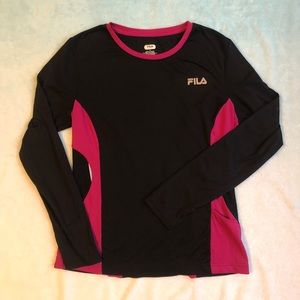 FILA Sport Performance Long Sleeve workout top- M